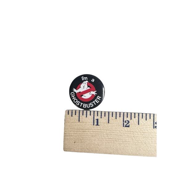 1984 Vintage Columbia Pictures Inc "I'm a Ghostbuster" Pinback Button 1 1/4 inch - Picture 6 of 11